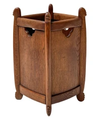 Jac. van den Bosch Art Deco Amsterdamse School Litter Basket 't Binnenhuis